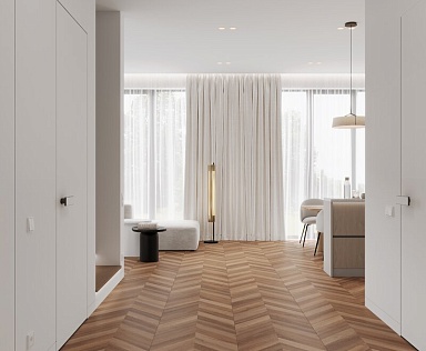 Керамогранит Laparet Wood Canarium Chevron M тёмно-бежевый матовый карвинг 60х120