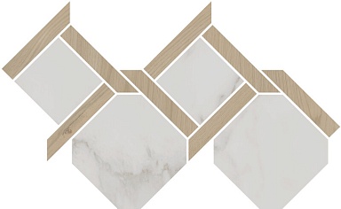 Kerama Marazzi ID169 Декор Монте Тиберио наборный лаппатированный 48x29,5x0,9