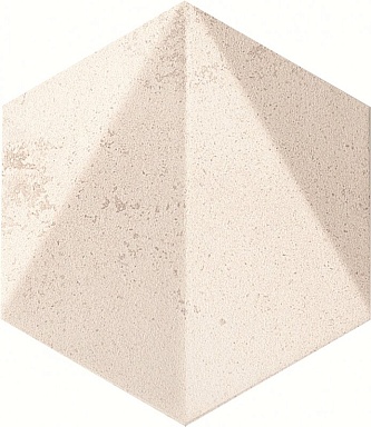 Tubadzin Free Space Hex White STR Декор 11x12.5