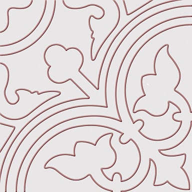 Керамогранит Keros Ceramica Alhambra Rojo 25x25