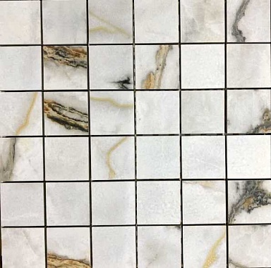 Декор Keratile Carbis Gold Mosaic MT 300x300