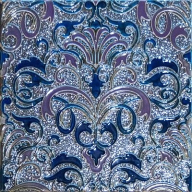 Декор Absolut Keramika Composicion Damasco Cobalto 30x30