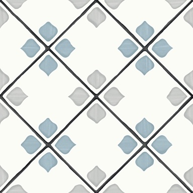 Керамогранит Harmony 31083 Tanger Silver Rhomb 12.3x12.3
