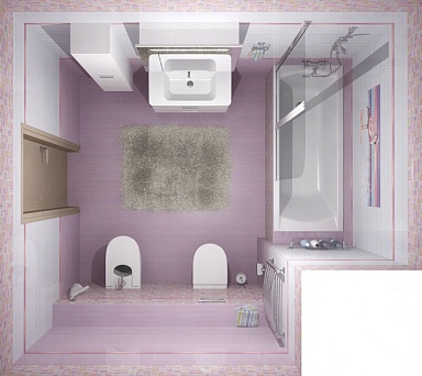 Laparet Бордюр Mono lilac 50x2