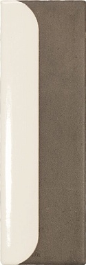 Керамогранит DNA Tiles 138711 Bow Decor Tobac Gloss/Matt 5.2х16