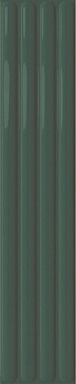 Плитка DNA Tiles Plinto Out Green Gloss 10.7x54.2