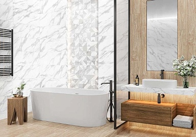 Плитка Alma Ceramica TWU93IBR07R Iceberg 30x90