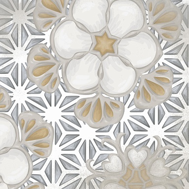 Декор VIVES Flore Gris 20x20 (микс)