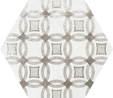Декор Equipe 22099 Hexatile Cement Garden Grey 17,5x20 (17 видов паттерна)
