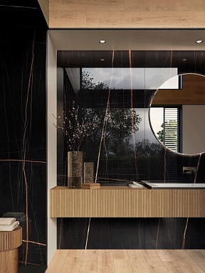 Керамогранит Porcelanosa 100331104 Nylo Noir Polished 120x120