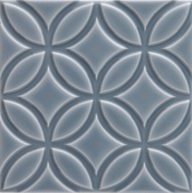 Декор Adex ADNE4143 Liso Botanical Storm Blue 15x15