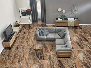 Керамогранит PrimaVera GR104 Richter Brown High glossy 600x600