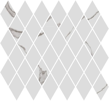 Kerama Marazzi T054/48022 Декор Монте Тиберио мозаичный белый глянцевый 37,5x35x1