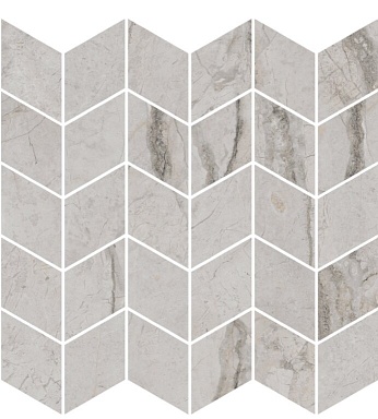 Kerama Marazzi KMD2MSM007BR Декор Ифран мозаичный серый светлый глянцевый обрезной 30x31,2x0,9