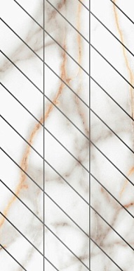 Ametis by Estima Фальшмозаика SM03 Supreme Corner полированный левый 29,8x59,8x1.0