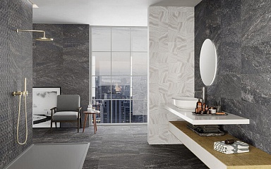 Керамогранит Sanchis Slate Stone Silver RC Lap 60x60