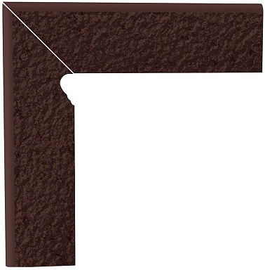 Плинтус Paradyz Natural Brown Duro Цоколь левый (В+А) 30x8,1