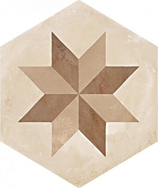 Декор Marca Corona Mix Decori Esagonо Vers. C 25х21,6
