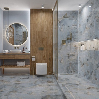 Керамогранит Royce R_PR2012 Azure Onyx Polished 60x120