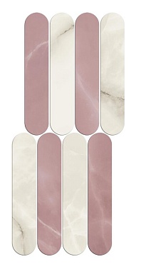 Мозаика Атлас Конкорд Россия 620110000163 Symphonyx Crystal - Rose Mosaic Ellipse Lap 56x23,5