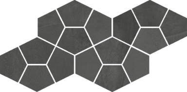 Мозаика Italon 620110000185 Continuum Petrol Mosaico Prism 41.3x20.5