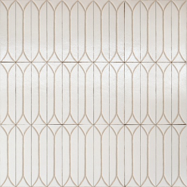 Керамогранит Marazzi Italy MPM5 Terramater Vaniglia Struttura 3D Losanga Lux 9.1x37.5
