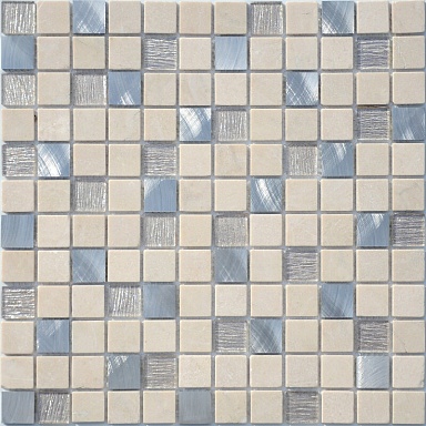 Мозаика Caramelle Mosaic Cream Velour 23x23x4 298x298
