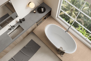 Керамогранит Global Tile GT1206014103MR Harmony Белый 60x120