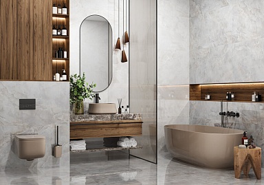 Керамогранит New Trend 60120ETR00P Onice Vetro Light полированный 600x1200x7