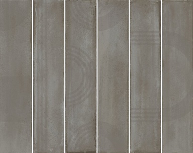 Панно Kerama Marazzi KMP3STA004RN6X Панно Мажорель серый глянцевый (из 6 частей 6х28,5) 36x28,5x1