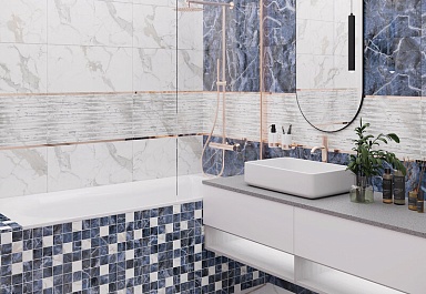 Керамогранит Laparet Golden White Statuario Полированный 60х60
