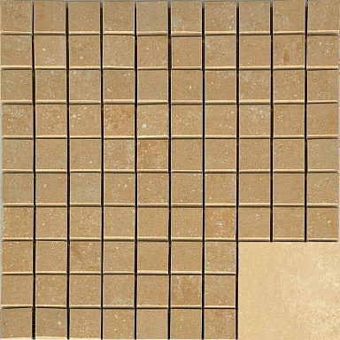 Декор Casalgrande Padana Marte Levigato Crema Marfil Mosaico Su Rete 2.5x2.5 30x30