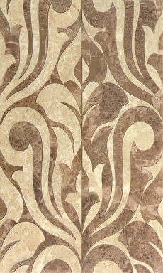 Декор Gracia Ceramica Saloni brown decor 01 30*50