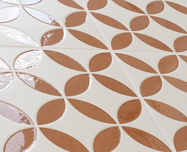 Керамогранит Harmony 37797 Mayari Clay Petals Lt/22,3 22,3x22,3