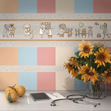 Бордюр Kerama Marazzi 130 Белый карандаш 20*1.5