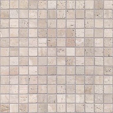 Мозаика Caramelle Mosaic Travertino Beige MAT 23x23x7 298x298