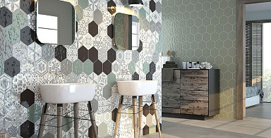 Декор Cifre decor VODEVIL GREY 3шт/Комплект 17.5*17.5