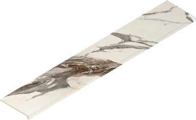 Ступень Italon 620070002794 Avantgarde Calacatta Warm Scalino Angolare Dx 33x160