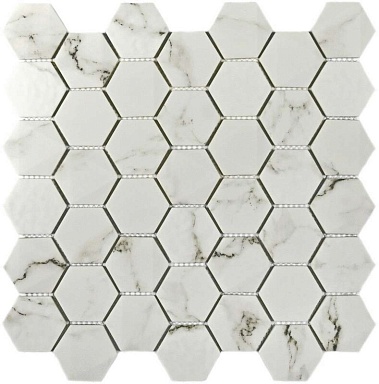 Мозаика Bonaparte Volume White 48*48*6.5 303*300