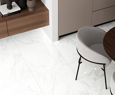 Керамогранит Ceradim Calacatta Faro Grey Белый Полированный 60х120