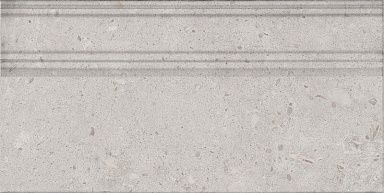 Kerama Marazzi FME015R Плинтус Риккарди серый светлый матовый обрезной 20x40