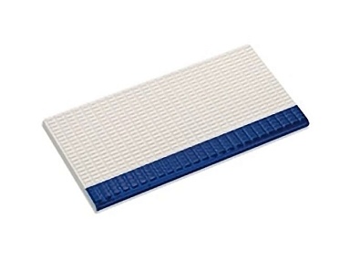 Serapool 21217 Petit Carre Противоскользящая плитка с буртиком с сетчатой поверхностью Cobalt-Unglazed 12x24,5