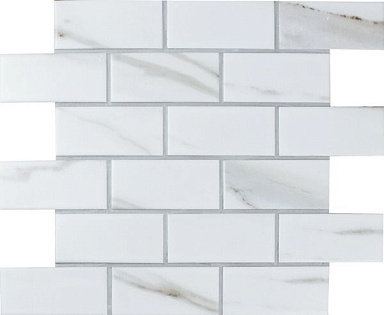Мозаика Bonaparte Brick Calacatta Gold 4.5*9.5*6 28.8x29.2