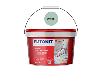 Смеси и затирки Plitonit Colorit Premium Биоцидная (0.5-13 мм) Салатовая 2 кг