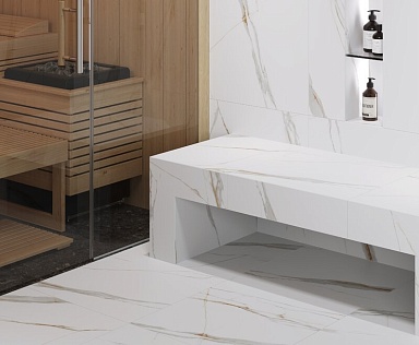 Керамогранит Laparet Venato Blanco PRO белый матовый R11Soft 60х120
