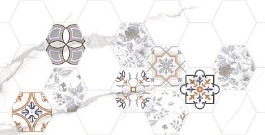 PrimaVera TP3670H1 Декор Киана Гексагон ректификат 30x60