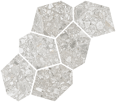 Мозаика VIVES Mosaico Aymaras Gris 24.2x39.5
