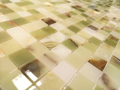 Мозаика Caramelle Mosaic Nuvola rosato Pol 23x73x7 29.8x29.8