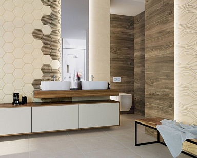 Плитка Paradyz Serene Bianco Rekt 25x75