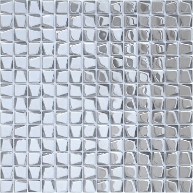 Мозаика Caramelle Mosaic Titanio trapezio 20x20x6 300x300х6
